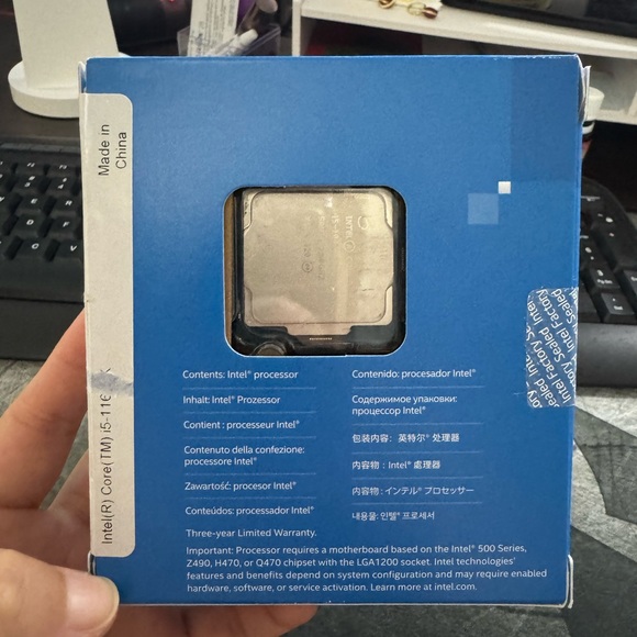 Intel i5 CPU i5-10400f - Picture 4 of 5